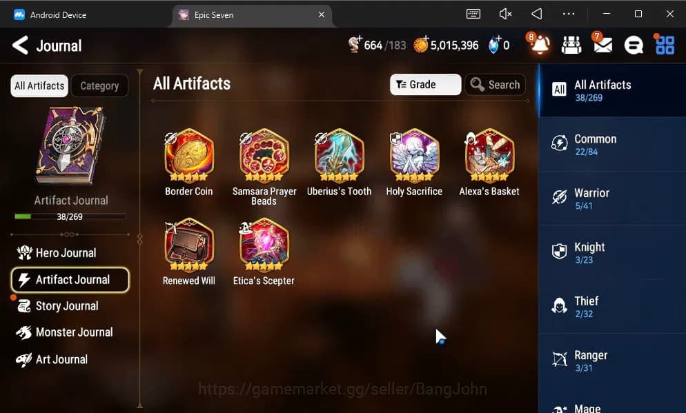 Epic Seven Accounts GLOBAL UNVERIF|New Era+MoR Lv6|2 ML(BArunka,Urban image 20