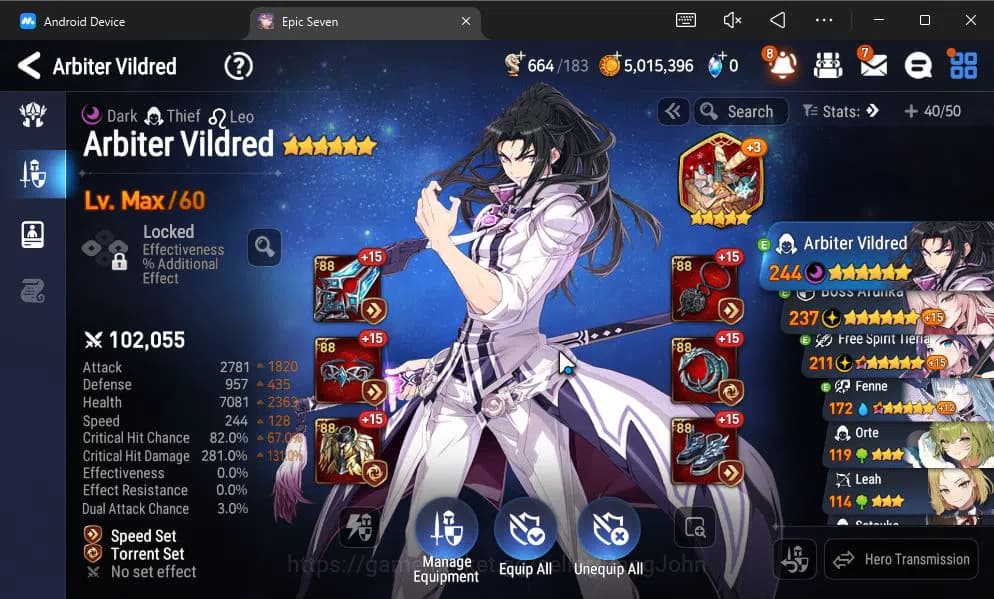 Epic Seven Accounts GLOBAL UNVERIF|New Era+MoR Lv6|2 ML(BArunka,Urban image 4