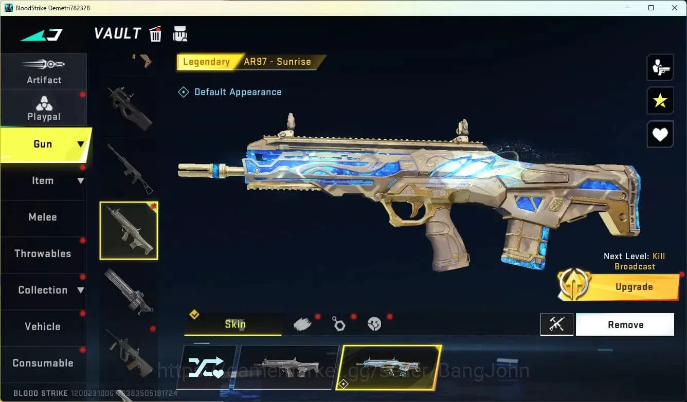Blood Strike Accounts ASIA| ULTRA STRIKER: JET-Flameborne | LEGENDARY GU image 4