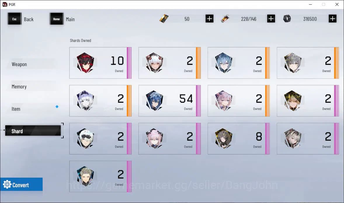 Punishing: Gray Raven Accounts EUROPE|Lv 47 | [S Nirvantia,S Crepuscule,S LuciaCW image 6