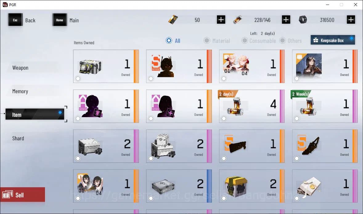 Punishing: Gray Raven Accounts EUROPE|Lv 47 | [S Nirvantia,S Crepuscule,S LuciaCW image 7