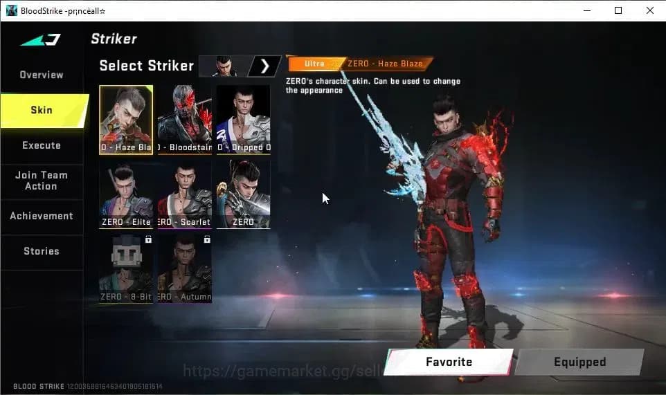 Blood Strike Accounts ASIA|ETERNAL DEagle-Scorpius|Collab BLEACH[QBZ95-H image 13