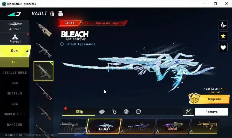 Blood Strike Accounts ASIA|ETERNAL DEagle-Scorpius|Collab BLEACH[QBZ95-H image 15