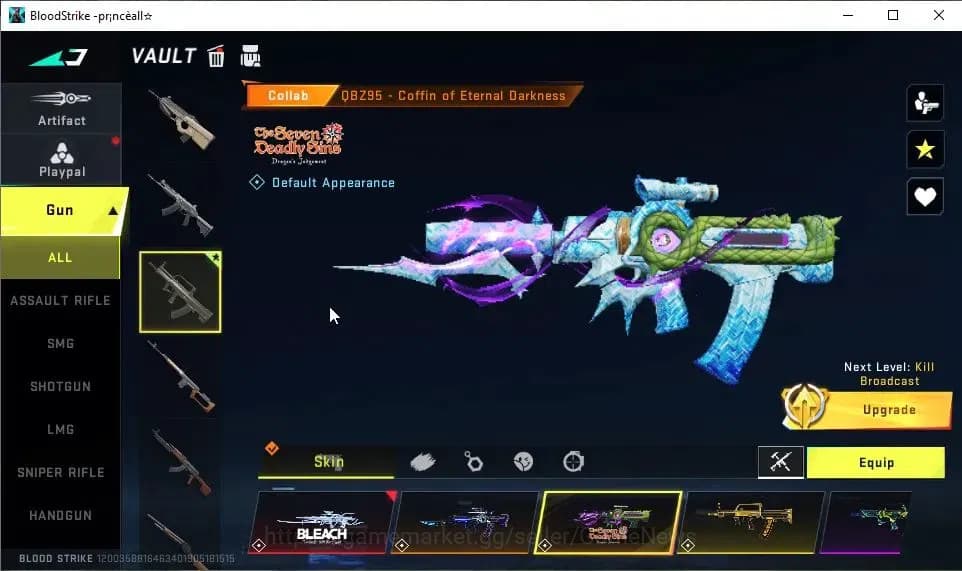 Blood Strike Accounts ASIA|ETERNAL DEagle-Scorpius|Collab BLEACH[QBZ95-H image 18
