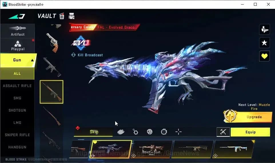 Blood Strike Accounts ASIA|ETERNAL DEagle-Scorpius|Collab BLEACH[QBZ95-H image 20