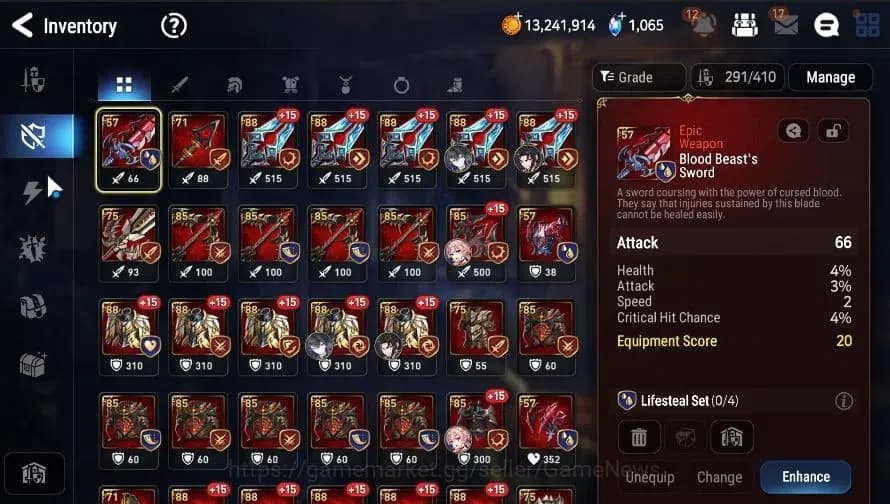 Epic Seven Accounts GLOBAL|UnVerif|6 ML(LOTScales,RoLight,Zio,BMHaste, image 17
