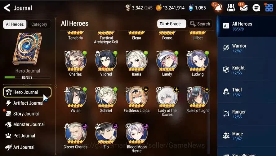 Epic Seven Accounts GLOBAL|UnVerif|6 ML(LOTScales,RoLight,Zio,BMHaste, image 6