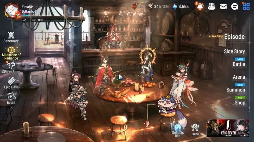 Epic Seven Accounts GLOBAL Unverif|19 ML(Salome,BArunka,LOTScales,NM L image 1