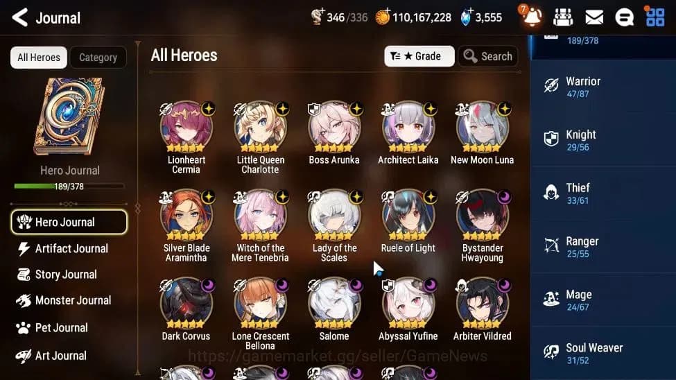 Epic Seven Accounts GLOBAL Unverif|19 ML(Salome,BArunka,LOTScales,NM L image 6