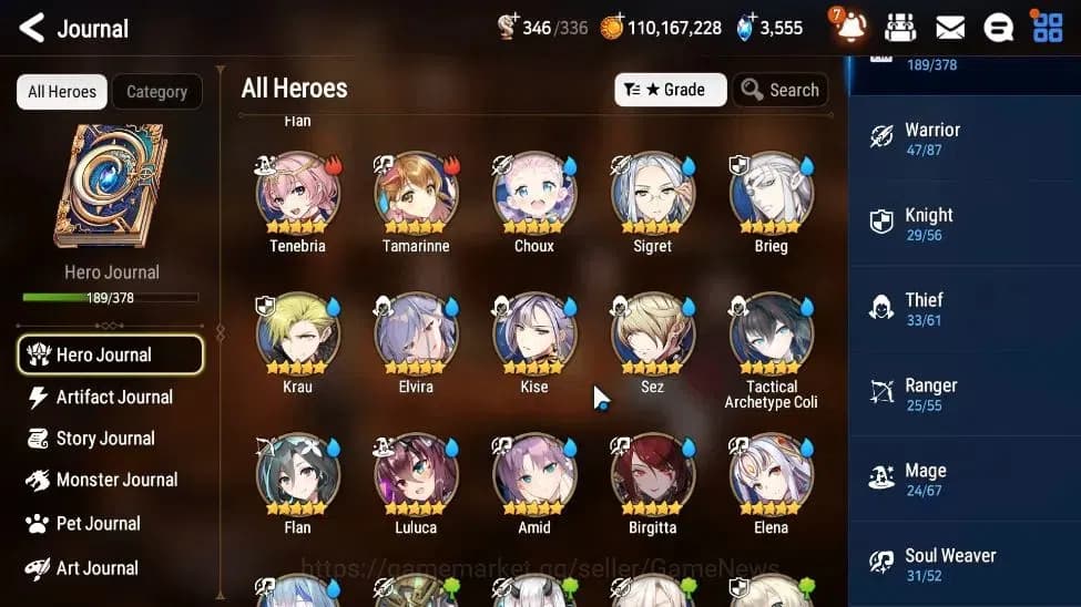 Epic Seven Accounts GLOBAL Unverif|19 ML(Salome,BArunka,LOTScales,NM L image 9