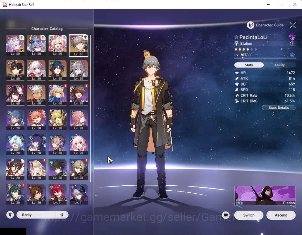 Honkai Star Rail Accounts ASIA|TL 50|+3 Golden Spirit|6 Limited|[Hyacine,Cas image 11