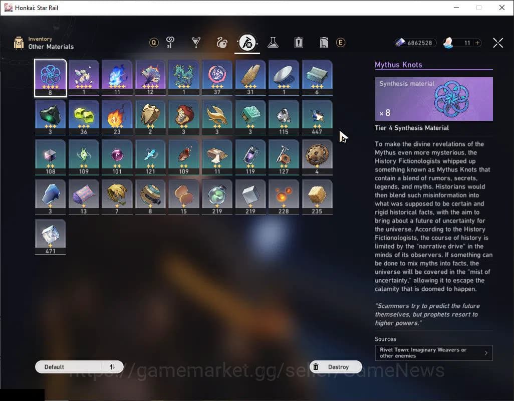 Honkai Star Rail Accounts ASIA|TL 50|+3 Golden Spirit|6 Limited|[Hyacine,Cas image 7