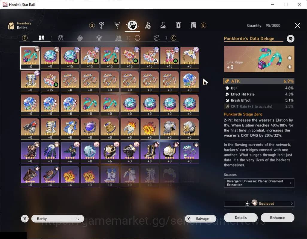 Honkai Star Rail Accounts ASIA|TL 50|+3 Golden Spirit|6 Limited|[Hyacine,Cas image 8