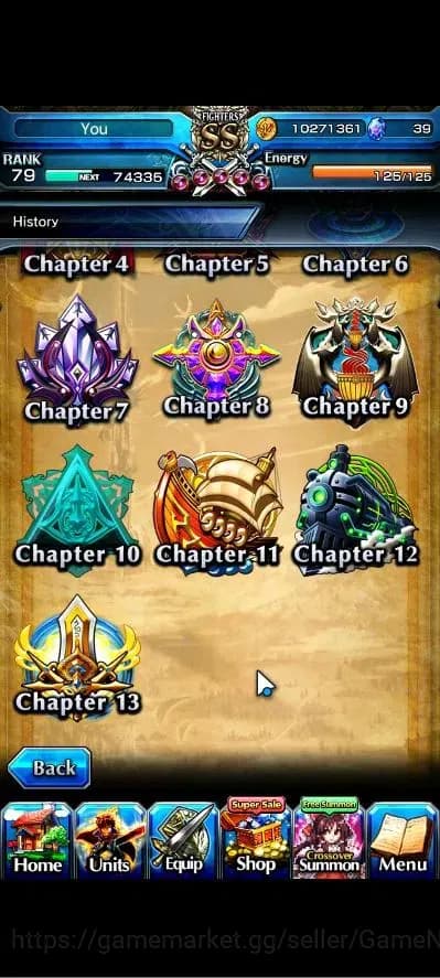 Grand Summoners Accounts Global|Rank 79|28 Ascend+8 TW|[2x Fen,LM Isliid,Lu image 10