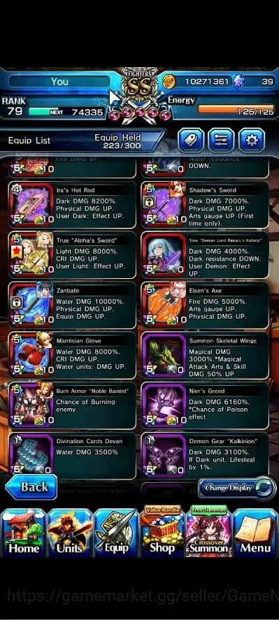 Grand Summoners Accounts Global|Rank 79|28 Ascend+8 TW|[2x Fen,LM Isliid,Lu image 14