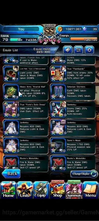 Grand Summoners Accounts Global|Rank 79|28 Ascend+8 TW|[2x Fen,LM Isliid,Lu image 18