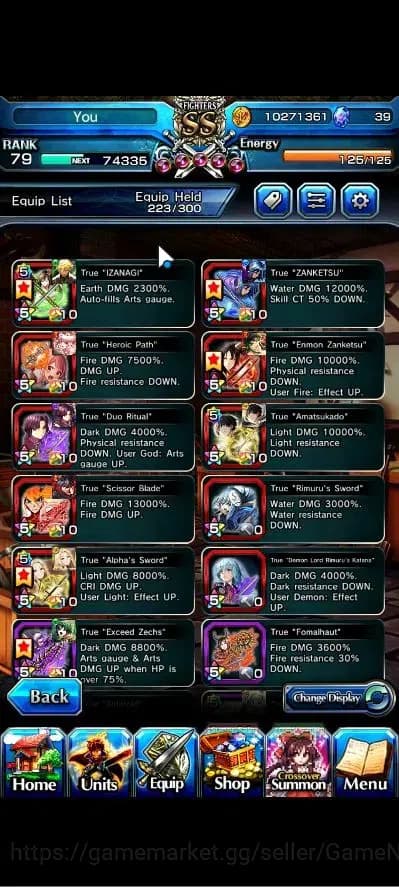 Grand Summoners Accounts Global|Rank 79|28 Ascend+8 TW|[2x Fen,LM Isliid,Lu image 5