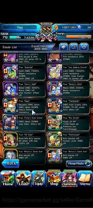 Grand Summoners Accounts Global|Rank 79|28 Ascend+8 TW|[2x Fen,LM Isliid,Lu image 6