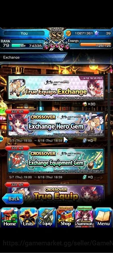 Grand Summoners Accounts Global|Rank 79|28 Ascend+8 TW|[2x Fen,LM Isliid,Lu image 9
