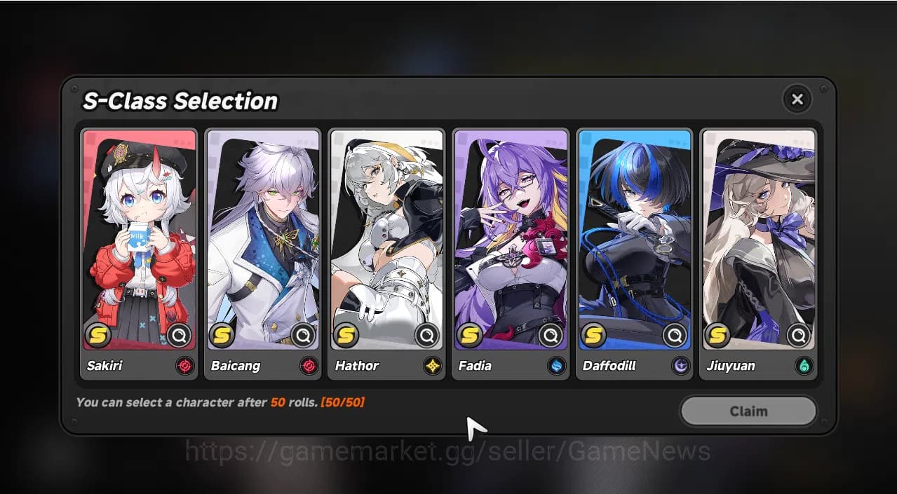 Neverness to Everness Accounts GLOBAL EU|HL3|1 SSR (Nanally)+1 Selector|5 SR (Min image 10