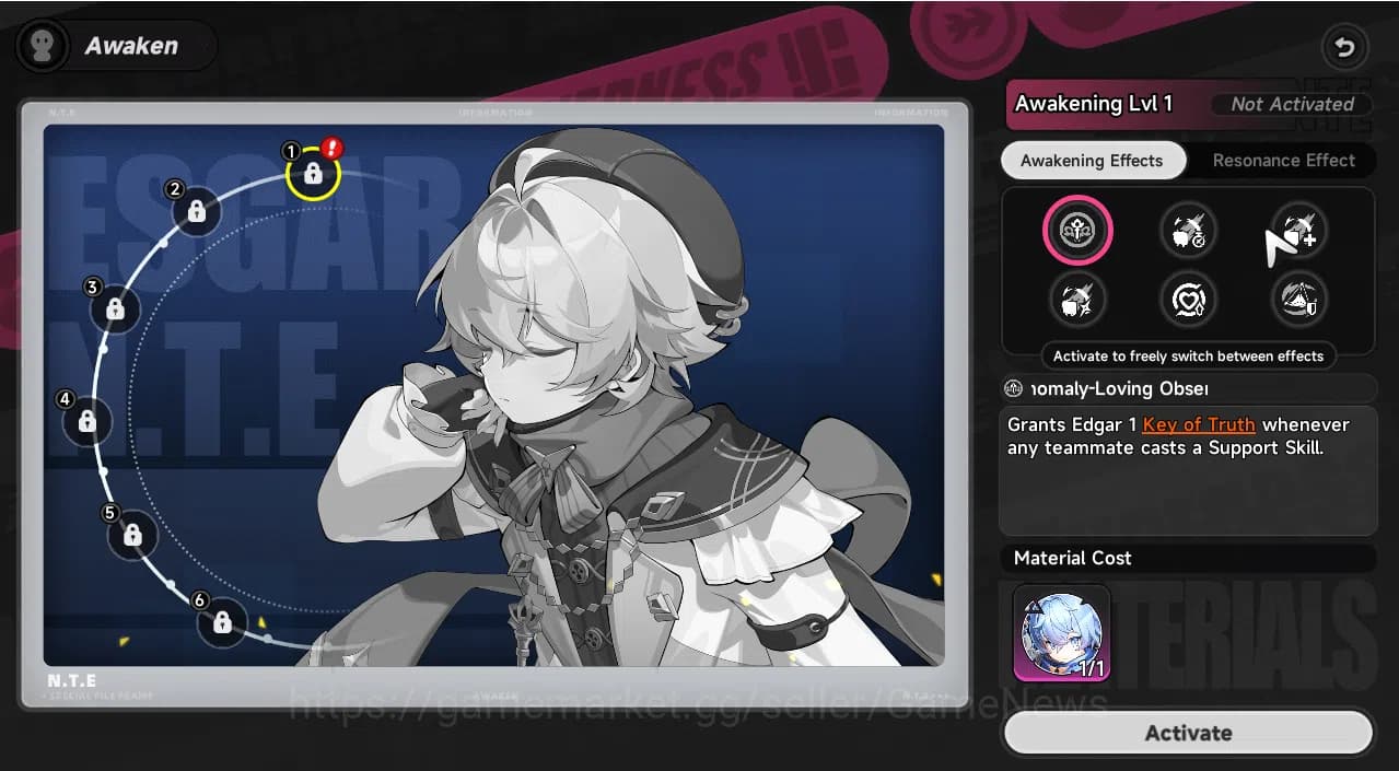 Neverness to Everness Accounts GLOBAL EU|HL3|1 SSR (Nanally)+1 Selector|5 SR (Min image 4
