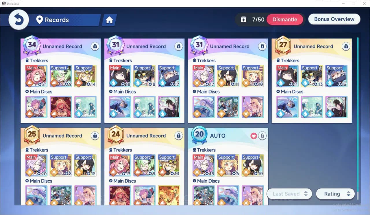 Stella Sora Accounts GLOBAL Lv40| 12 SSR 5 Limit (ChitoseT2,Fuyuka,Shia image 10