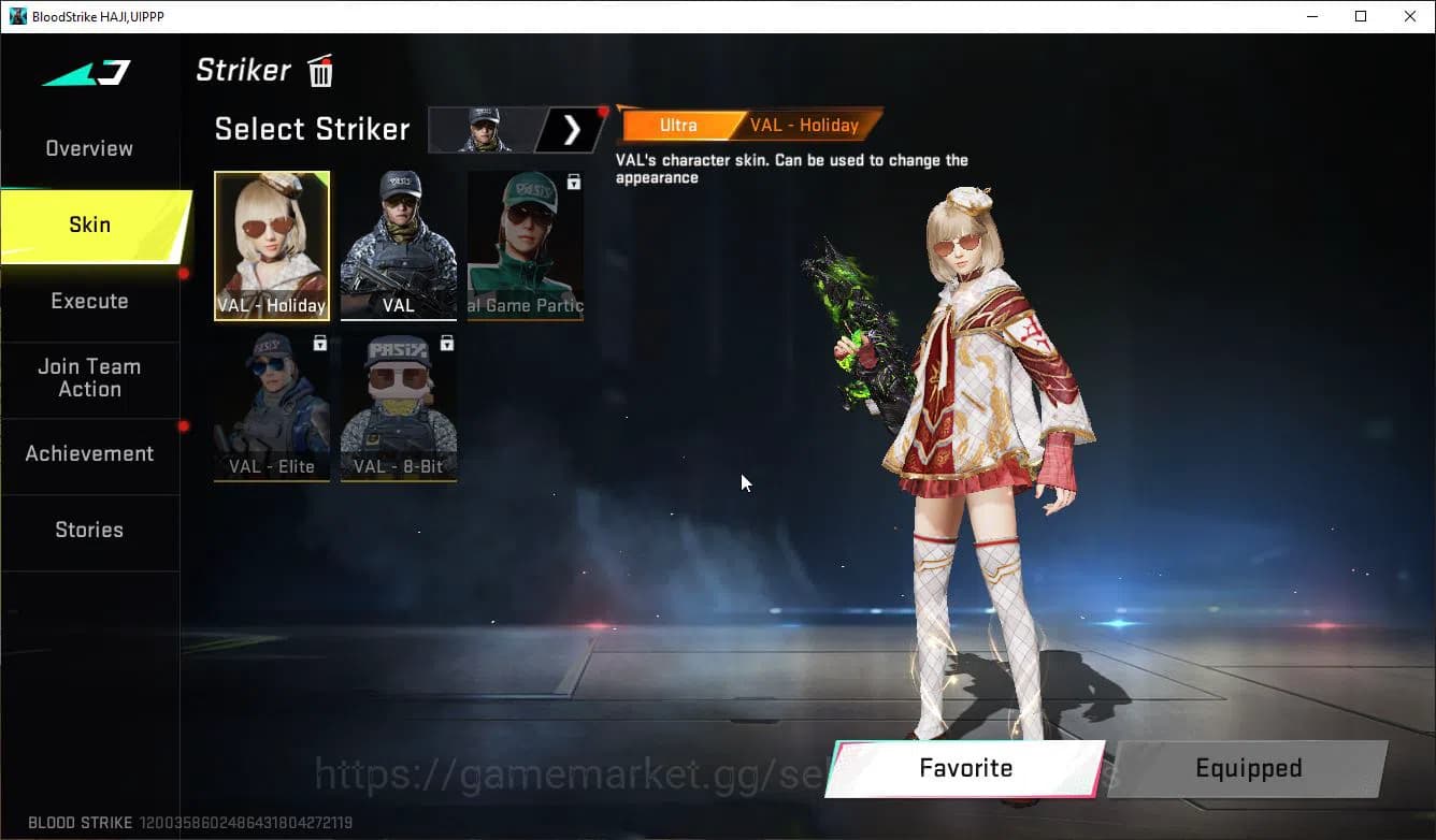 Blood Strike Accounts ASIA|EVO(FAL)+Colab 7DS(Kar98k,QBZ95)+11 ULTRA(Zer image 9