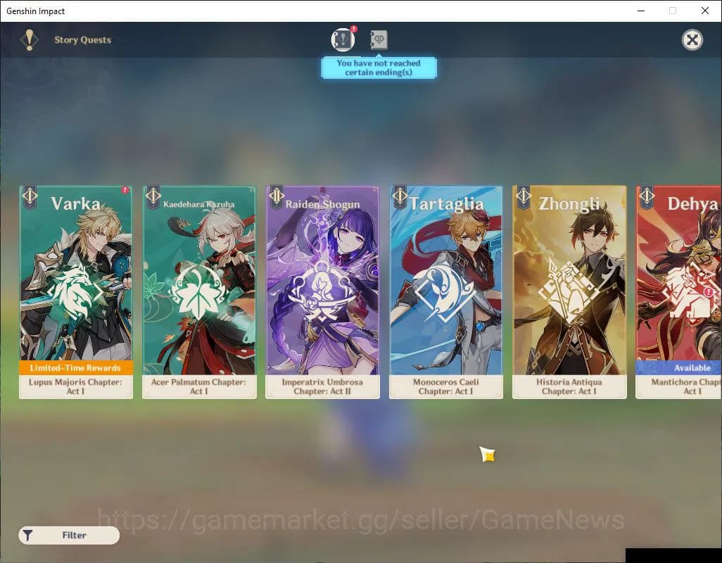 Genshin Impact Accounts Asia|AR 55|5 Limited +3(*5Weapon)|Furina,Mavuika,A image 11