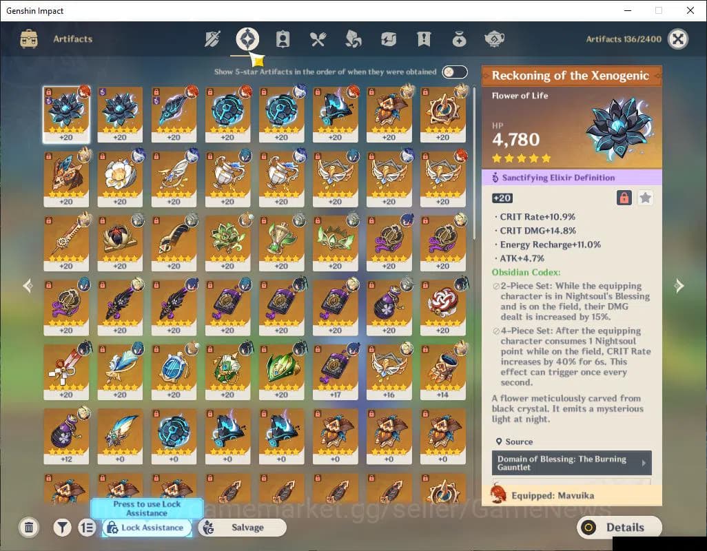 Genshin Impact Accounts Asia|AR 55|5 Limited +3(*5Weapon)|Furina,Mavuika,A image 6