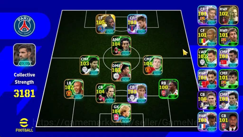 eFootball Accounts Mobile|Visionary Pass(Ousmane Dembele),Franco bare image 1