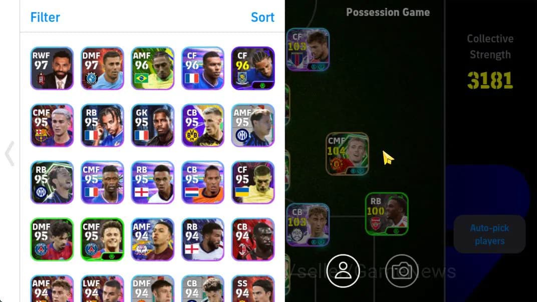 eFootball Accounts Mobile|Visionary Pass(Ousmane Dembele),Franco bare image 12