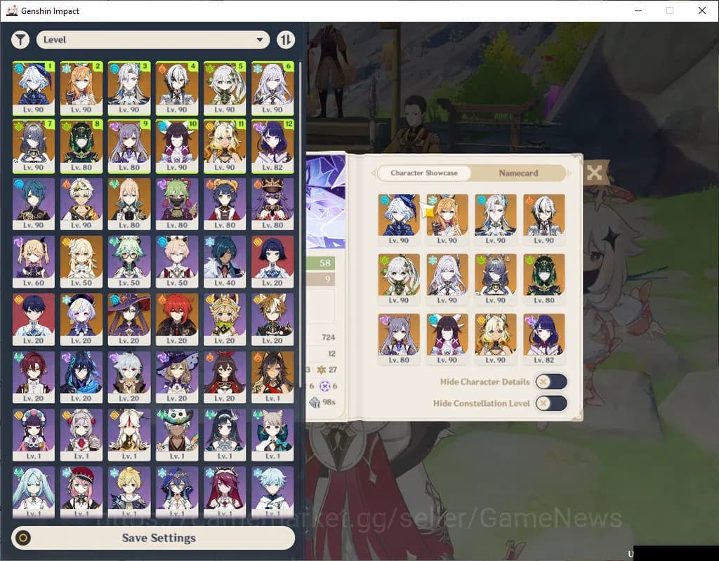 Genshin Impact Accounts ASIA|AR 58|11 Limited+3(*5Weapon)|Columbina,Skirk, image 1