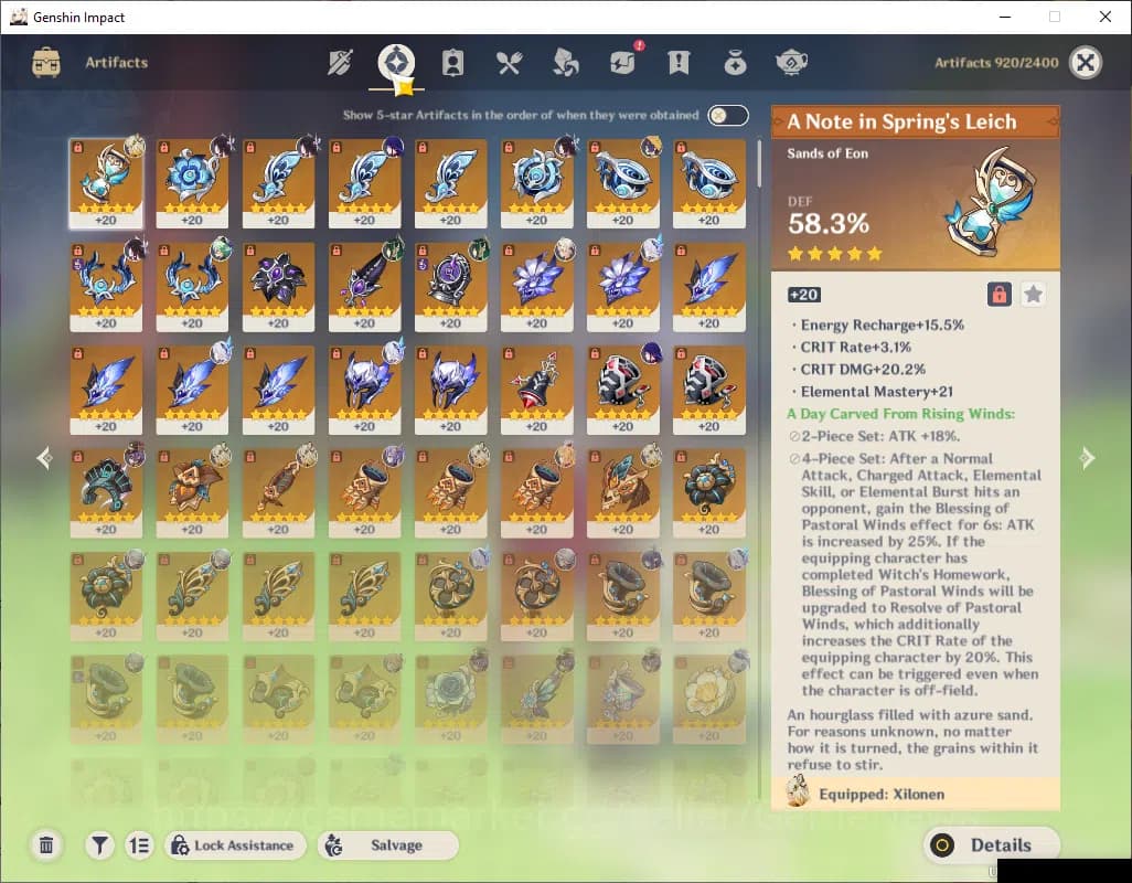 Genshin Impact Accounts ASIA|AR 58|11 Limited+3(*5Weapon)|Columbina,Skirk, image 12