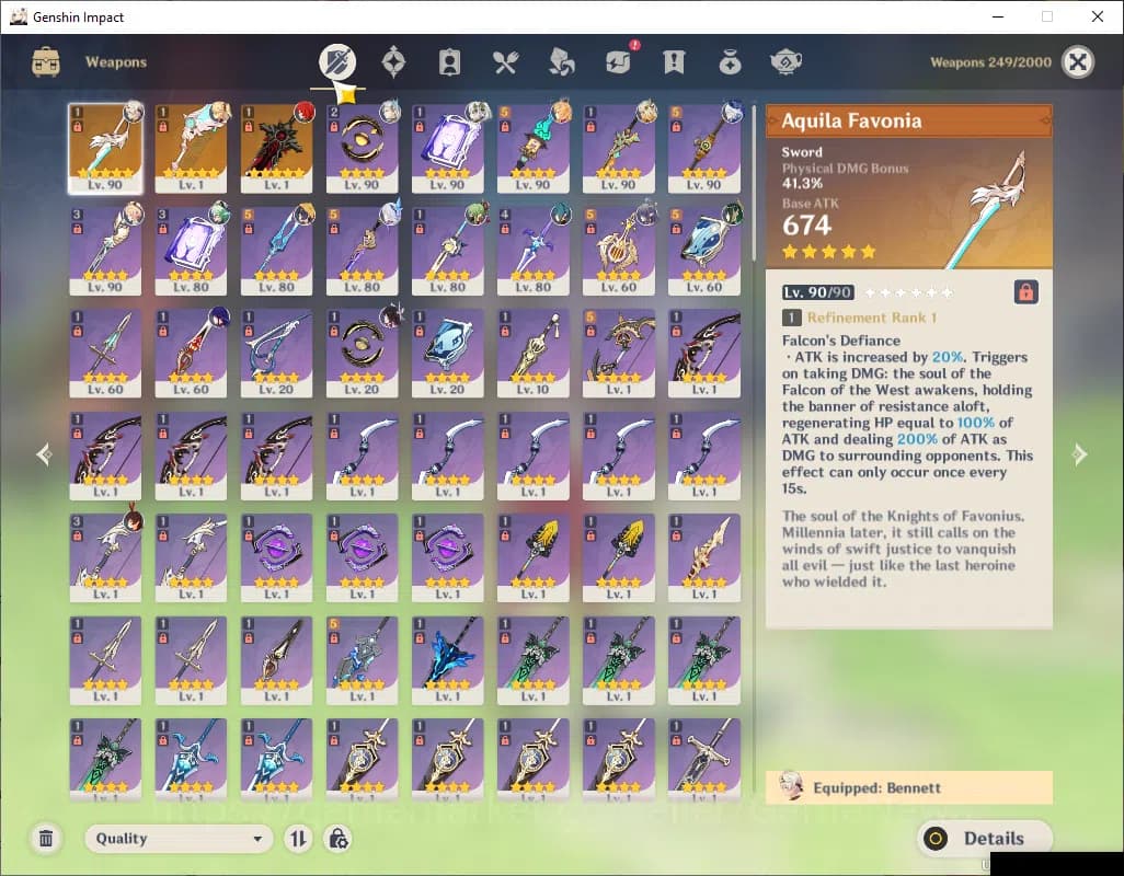 Genshin Impact Accounts ASIA|AR 58|11 Limited+3(*5Weapon)|Columbina,Skirk, image 13