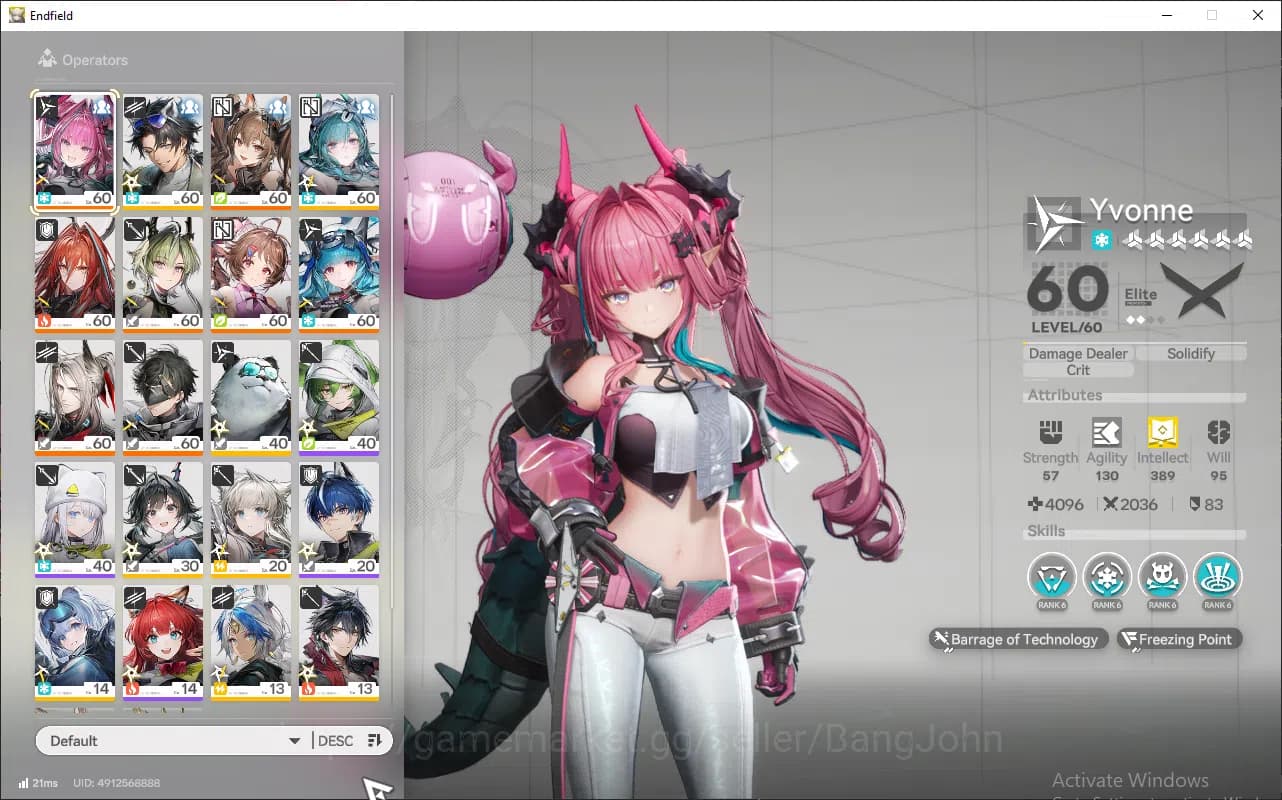Arknights: Endfield Accounts ASIA | lv 56, ember, Yvonne, last rite, Ardelia, p image 14