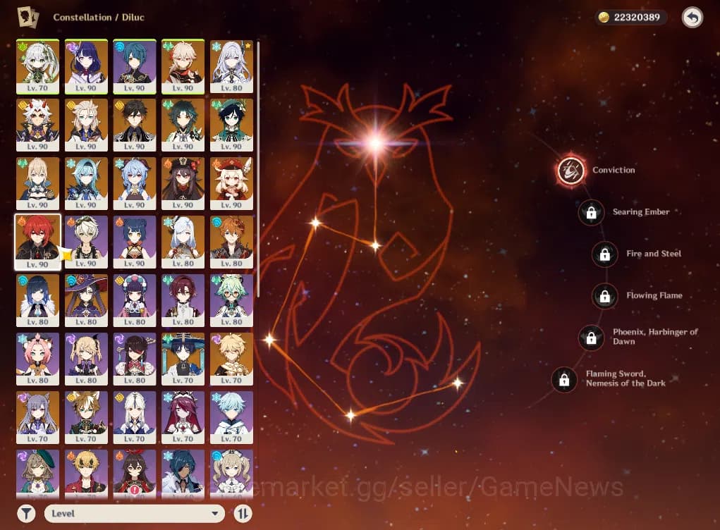 Genshin Impact Accounts EU|Free HSR|AR59|PreamTeam Ganyu+sign,Raiden|18Lim image 20