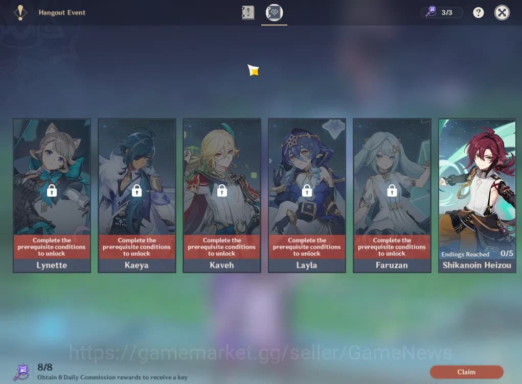 Genshin Impact Accounts EU|Free HSR|AR59|PreamTeam Ganyu+sign,Raiden|18Lim image 8