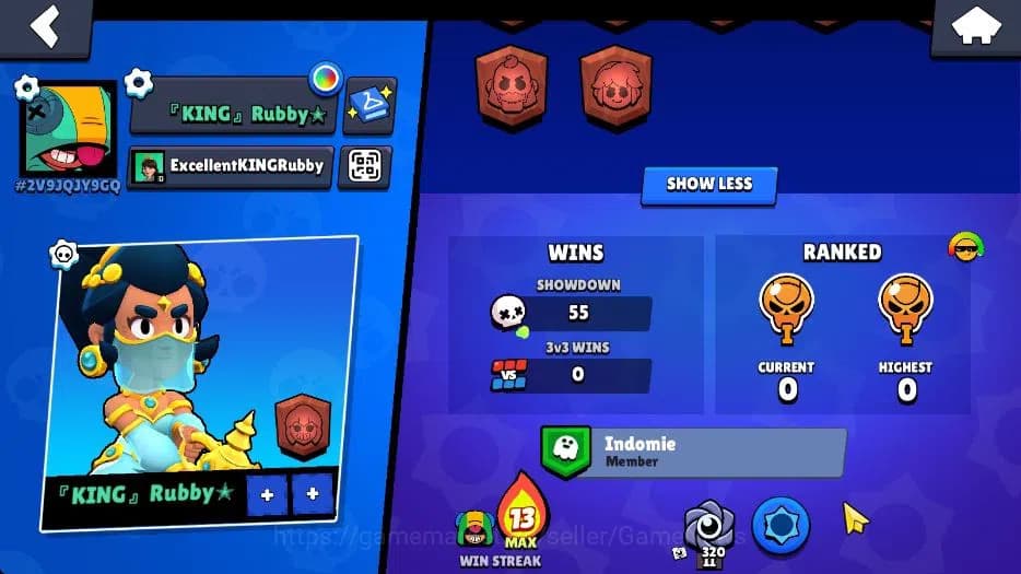 Brawl Stars Accounts 1011 Trophy|11K Bling|17 Brawlers 3 Max Lvl|Legend image 3
