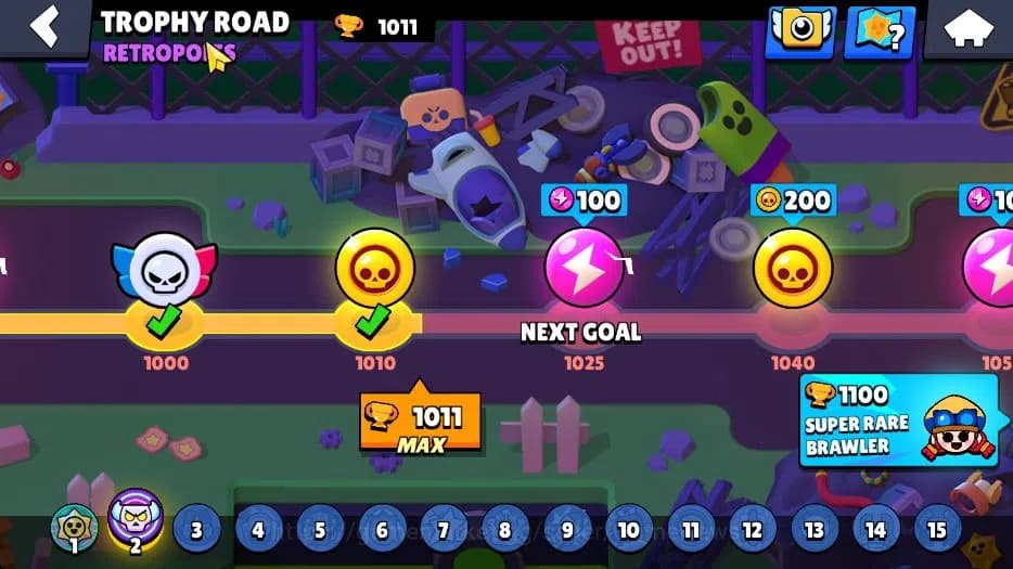 Brawl Stars Accounts 1011 Trophy|11K Bling|17 Brawlers 3 Max Lvl|Legend image 4