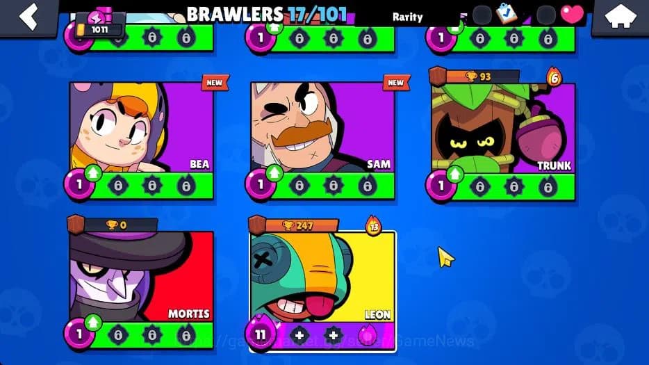 Brawl Stars Accounts 1011 Trophy|11K Bling|17 Brawlers 3 Max Lvl|Legend image 5