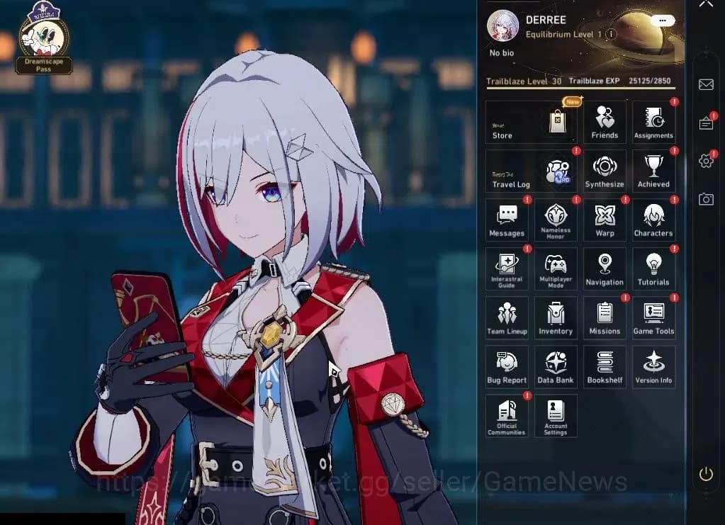 Honkai Star Rail Accounts Asia|TL 30|5 Limited|Evanescia,Dante,Huohuo,Topaz, image 1