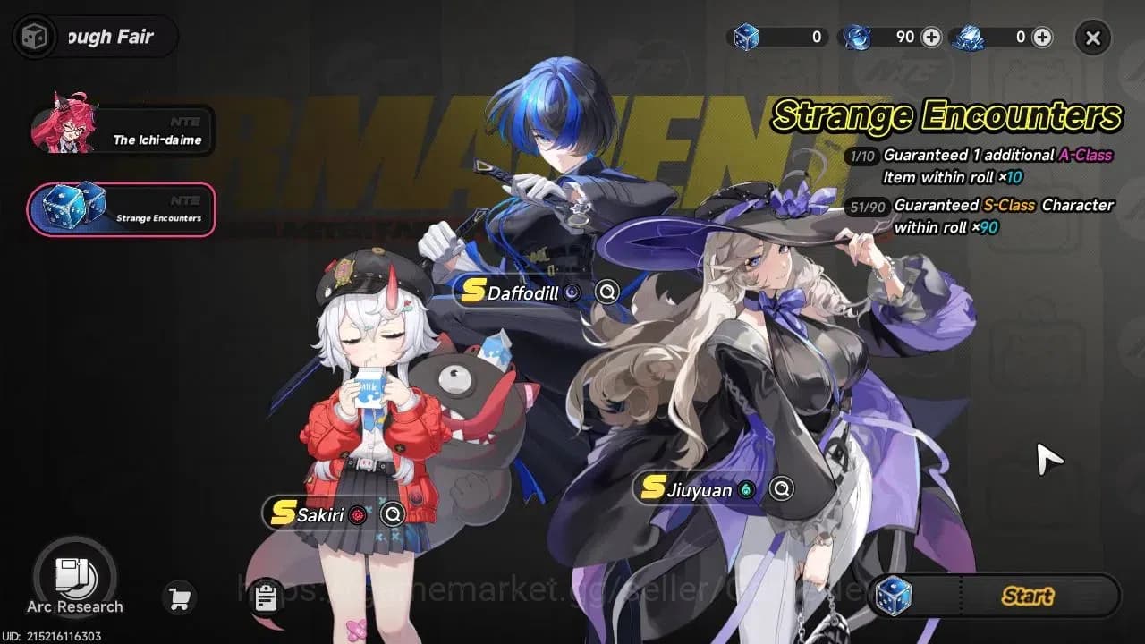 Neverness to Everness Accounts GLOBAL EU|HL 3|3 SSR Limited Nanally, Sakiri, Baic image 7