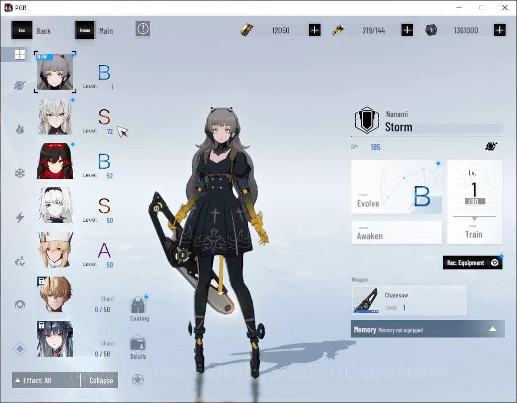Punishing: Gray Raven Accounts EU | Lv 45 | Ready Gacha | 12K BC+2,8K YC+8,5K Blu image 9