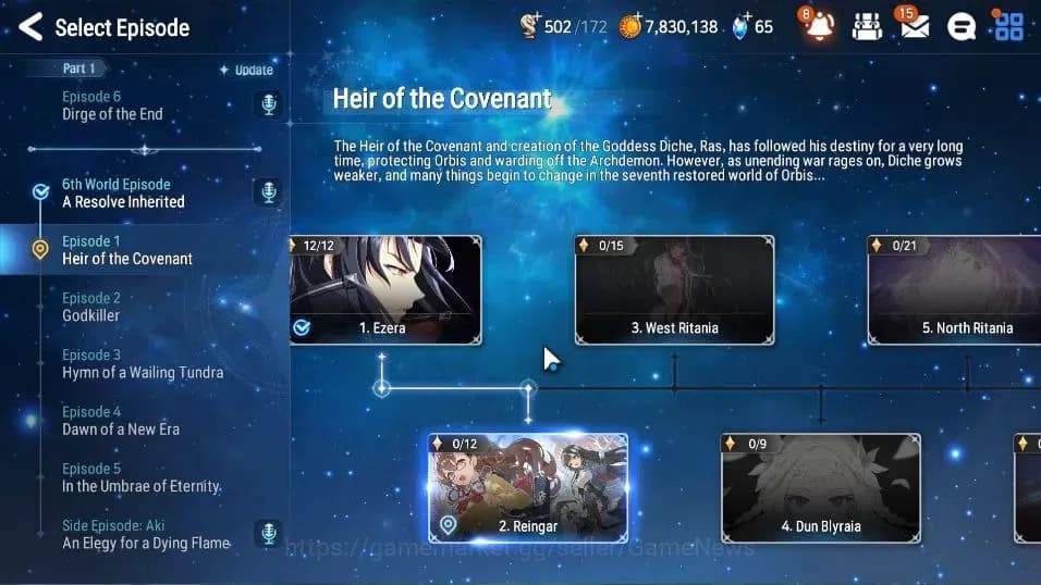 Epic Seven Accounts GLOBAL Unverif|New Era|3 ML(Monarch of The Sword I image 13