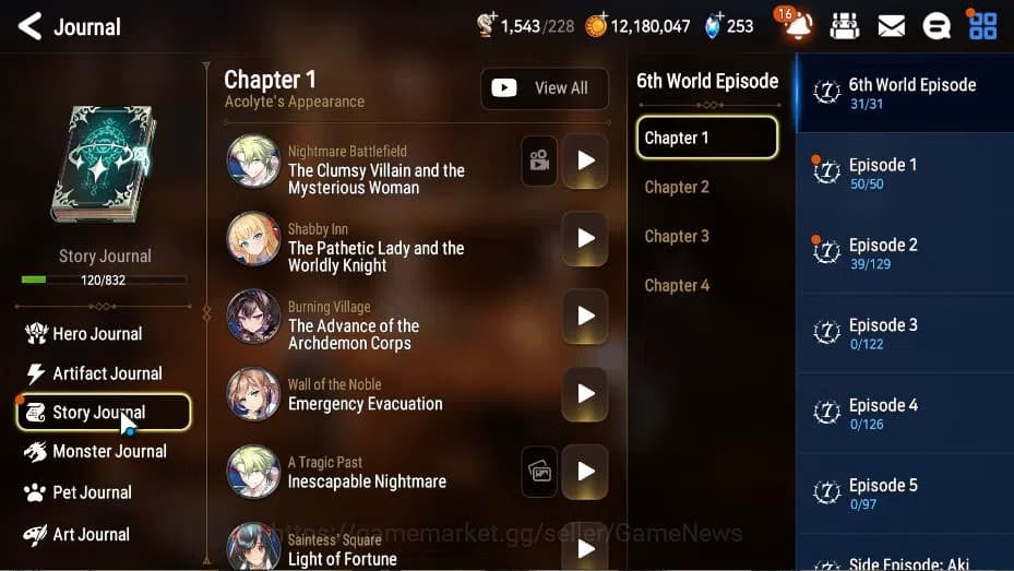 Epic Seven Accounts Global Unverif|New Era|4 ML(Salome, NC Landy, LCer image 16