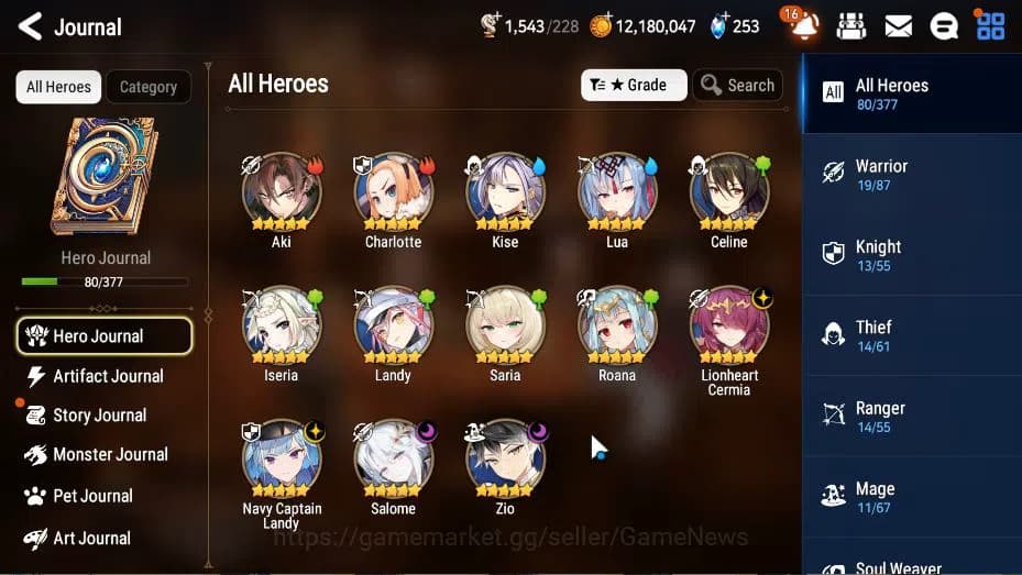 Epic Seven Accounts Global Unverif|New Era|4 ML(Salome, NC Landy, LCer image 18