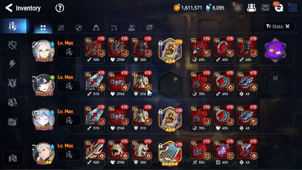 Epic Seven Accounts GLOBAL Unverif|New Era|6 ML(Salome,SP Politis,SC T image 11