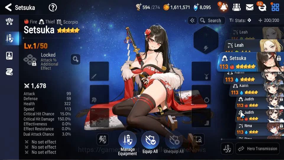 Epic Seven Accounts GLOBAL Unverif|New Era|6 ML(Salome,SP Politis,SC T image 2