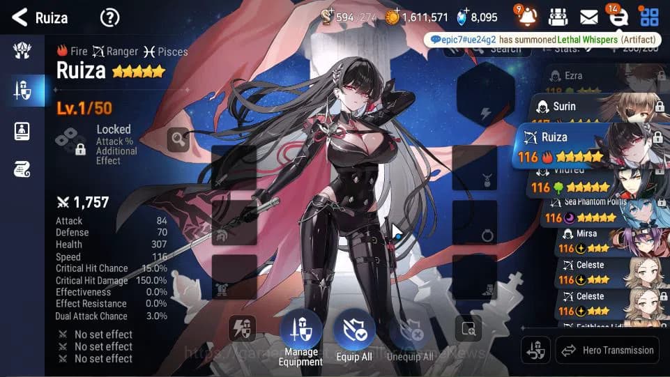 Epic Seven Accounts GLOBAL Unverif|New Era|6 ML(Salome,SP Politis,SC T image 3