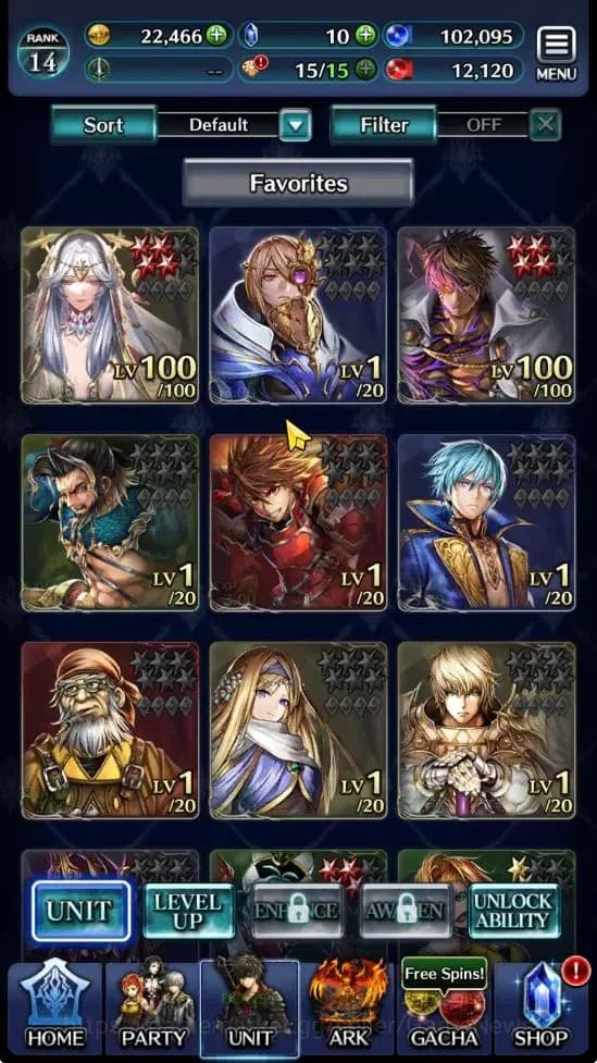 Last Cloudia Accounts GLOBAL|Rank 14|Top Tier Unit [Goddess Lilaha,Momen image 1